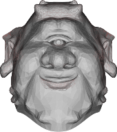 Low Poly Ogre Head