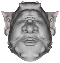 Low Poly Ogre Head 2