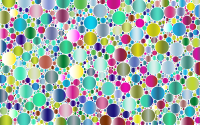 Prismatic Packed Circles 5 No Background