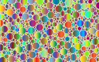 Prismatic Packed Circles 6 No Background