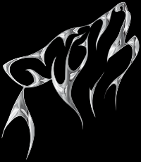 Chrome Tribal Wolf