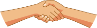 Shaking hands