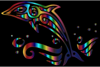Chromatic Tribal Dolphin 3