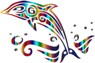 Chromatic Tribal Dolphin 3 No Background