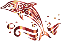Chromatic Tribal Dolphin 5 No Background