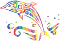 Chromatic Tribal Dolphin 6 No Background