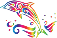 Chromatic Tribal Dolphin 7 No Background