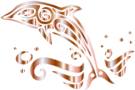 Chromatic Tribal Dolphin 10 No Background