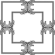 Floral Flourish Frame Interpolated 2