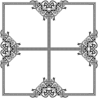 Floral Flourish Frame Interpolated 7