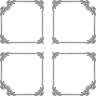 Floral Flourish Frame Interpolated 10
