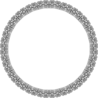 Floral Flourish Frame Interpolated 13