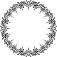 Floral Flourish Frame Interpolated 17
