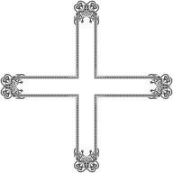 Floral Flourish Cross
