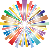 Prismatic Abstract Star Motif 2
