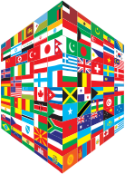 World Flags Cube