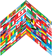 World Flags Perspective 4