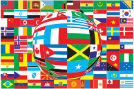 World Flags Distorted