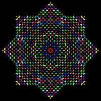 Prismatic Perforated Geometric