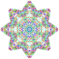 Prismatic Perforated Geometric 2 No Background
