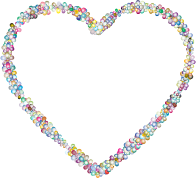 Prismatic Floral Heart Outline Mark III 2
