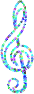 Floral Clef Outline