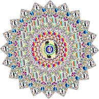 Polished Chromatic Mandala No Background