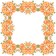 Floral Wreath Frame 2