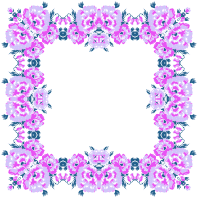 Floral Wreath Frame 2 Variation 2