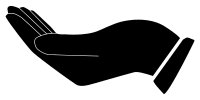 Cupped Hand Silhouette
