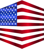 USA Flag Cube