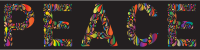 Prismatic Peace Typography 3