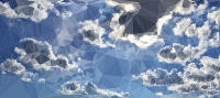 Low Poly Blue Sky 2