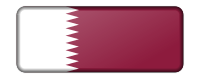 Flag of Qatar (bevelled)