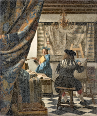 The Art Of Painting By Johannes Vermeer