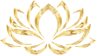 Aurumized Lotus Flower No Background