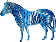 Aquamarine Zebra