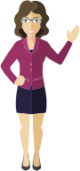 Flat Shaded Business Woman