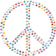 Prismatic Thumbs Up Peace 3