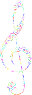 Prismatic Clef Fractal No Background