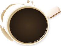 coffee cup and stained