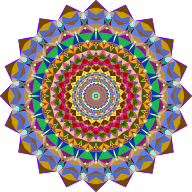 Prismatic Geometric Flower 4