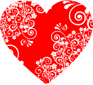 Floral Flourish Heart 2