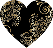 Prismatic Floral Flourish Heart 5