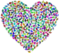 Prismatic Green Heart