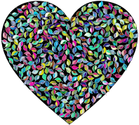 Prismatic Green Heart 3