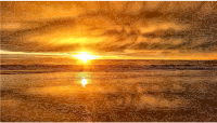 Lens Flare Sunset