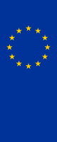 Vertical Flag of Europe