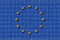 Granite Plaque Europe Flag Thumbs Up