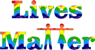Prismatic Lives Matter Typography 3 Variation 2